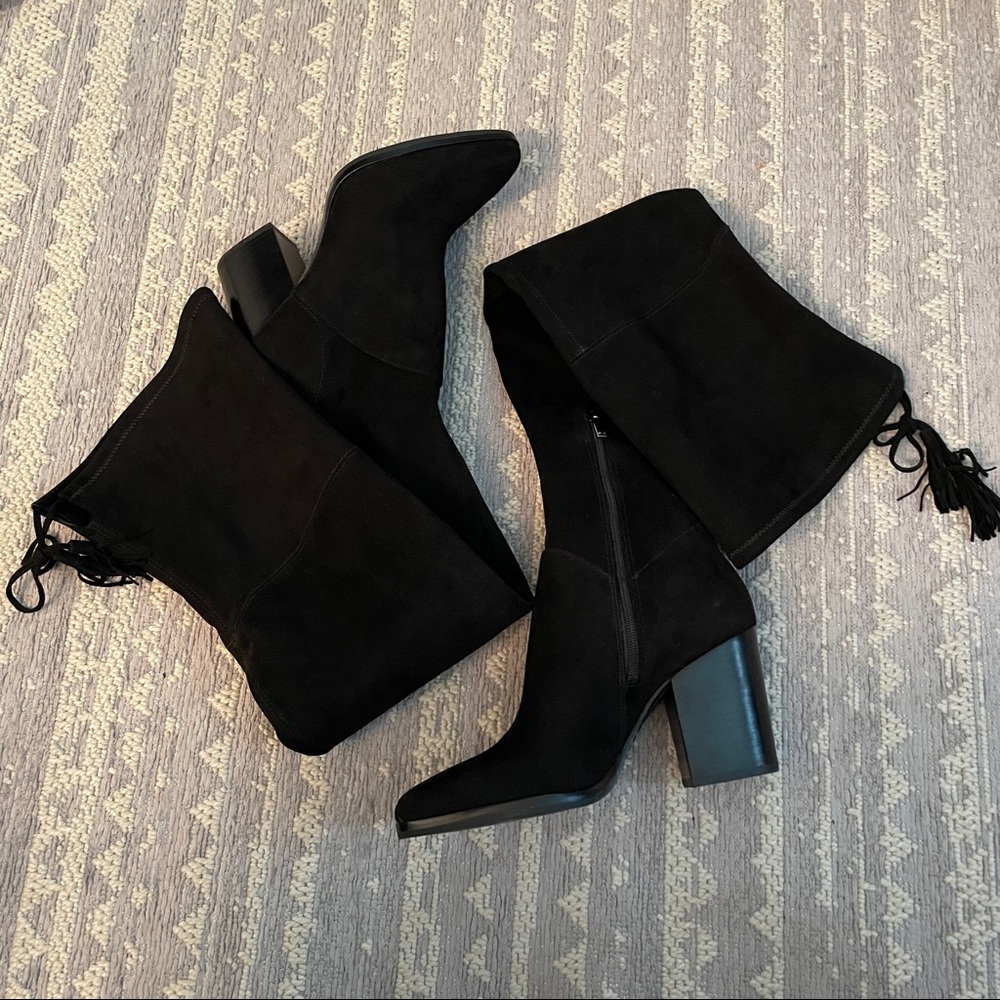 Marc Fisher Black Heeled Boots